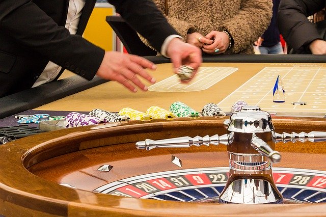 Roulette-Tisch in einem Casino  